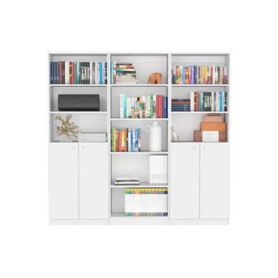 Streamdale Furniture Streamdale Salina 3 Piece Living Room Set With 3 Bookcases