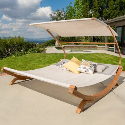 Streamdale Furniture Streamdale San Juan Sunbed W/ Adjustable Canopy