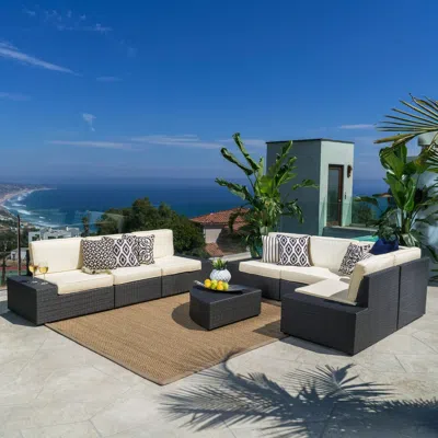 Streamdale Furniture Streamdale Santa Cruz Outdoor 8-piece Sectional Set