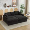 Streamdale Furniture Streamdale Sectional Couch Slipcovers, 2-piece Corduroy Sofa Covers
