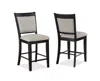 Streamdale Furniture Streamdale Set Of 2 Farmhouse Counter Height Dining Chairs