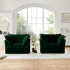 Streamdale Furniture Streamdale Set Of 2 Slipcovered Armchairs