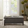 Streamdale Furniture Streamdale Shandra Ii Tufted Top Storage Bench
