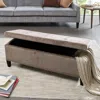 Streamdale Furniture Streamdale Shandra Ii Tufted Top Storage Bench