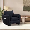 Streamdale Furniture Streamdale Sharp-angle Modern Black Chair