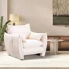 Streamdale Furniture Streamdale Sharp-angle Modern Chair - Beige