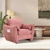 Streamdale Furniture Streamdale Sharp-angle Modern Chair - Red