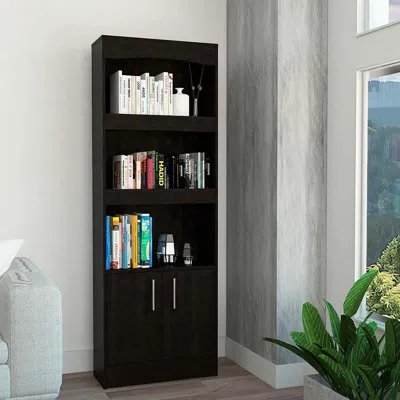 Streamdale Furniture Streamdale Shell Beach 1-drawer 3-shelf Bookcase Wengue