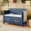 Streamdale Furniture Streamdale Shoe Bench With Storage & Cushion - Entryway Bench