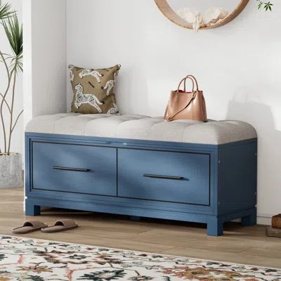 Streamdale Furniture Streamdale Shoe Bench With Storage & Cushion