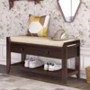 Streamdale Furniture Streamdale Shoe Rack With Cushioned Seat And Drawers