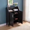Streamdale Furniture Streamdale Shoe/storage Cabinet Red Cocoa