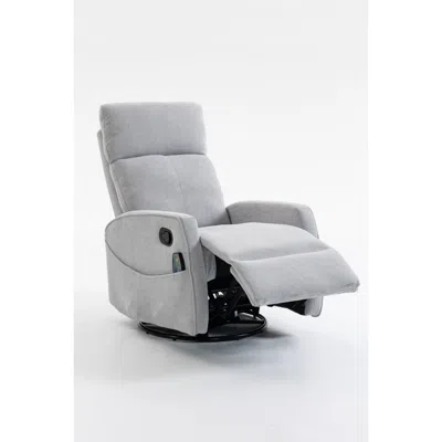 Streamdale Furniture Streamdale Short Plush Manual Button Armchair Sofa