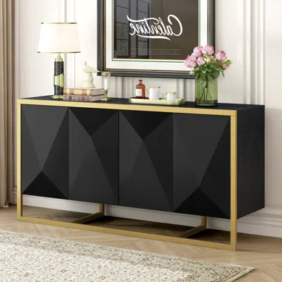 Streamdale Furniture Streamdale Sideboard Modern Stylish Study/living Room Storage