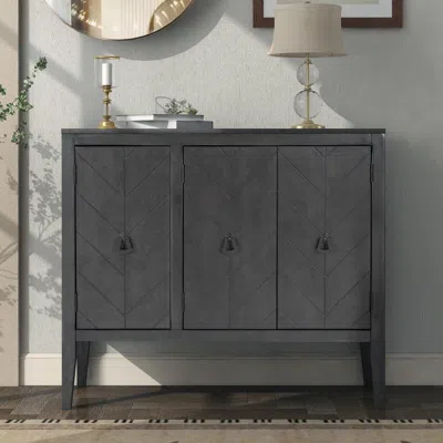 Streamdale Furniture Streamdale Sideboard With Adjustable Shelf, Handles & Legs