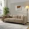 Streamdale Furniture Streamdale Silo 87 In. 3 Seater Modern Upholstered Chenille Sofa, Beige