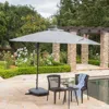 Streamdale Furniture Streamdale Simple Banana Shape Hanging Umbrella