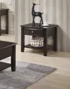 Streamdale Furniture Streamdale Simple Modern Look Wooden End Table Living Room Sofa Side Table