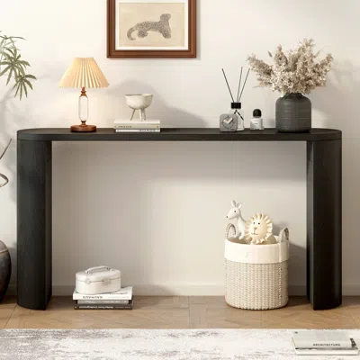 Streamdale Furniture Streamdale Simple Modern Porch Table - Semi-cylindrical Leg, Elegant Design