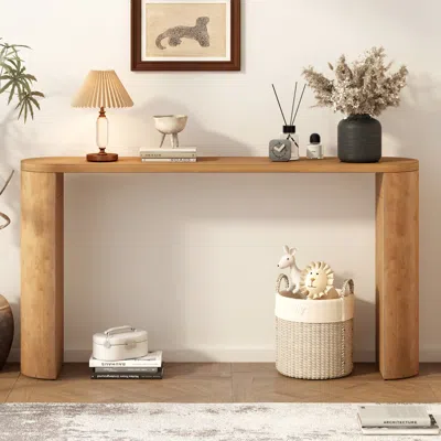 Streamdale Furniture Streamdale Simple Modern Porch Table - Semi-cylindrical Leg, Elegant Design