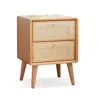 Streamdale Furniture Streamdale Simple North American Oak Bedside Cabinet