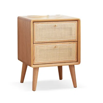 Streamdale Furniture Streamdale Simple North American Oak Bedside Cabinet
