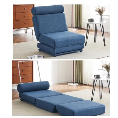 Streamdale Furniture Streamdale Single Sofa Chair Foldable Single Sofa Bed With Pillow