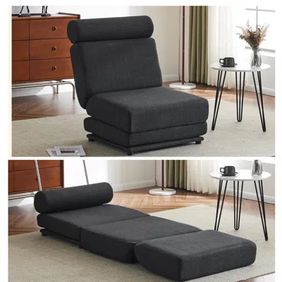 Streamdale Furniture Streamdale Single Sofa Chair Foldable Single Sofa Bed With Pillow