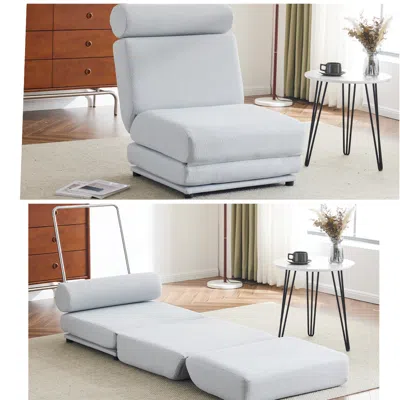 Streamdale Furniture Streamdale Single Sofa Chair Foldable Single Sofa Bed With Pillow