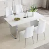 Streamdale Furniture Streamdale Sintered Stone Dining Table Set