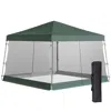 Streamdale Furniture Streamdale Slant Leg Pop Up Canopy Tent With Netting And Carry Bag