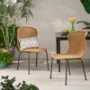 Streamdale Furniture Streamdale Sleek Outdoor Wicker Dining Chair Set For A Touch Of Style And Comfort