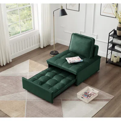 Streamdale Furniture Streamdale Sleeper Sofa Bed With Adjustable Backrest (green)