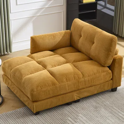 Streamdale Furniture Streamdale Sleeper Sofa Couch Bed,oversized Chaise Lounge Chair Cozy Cloud Couch