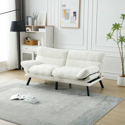 Streamdale Furniture Streamdale Sleeper Sofa With Thick Cushion & Metal Feet