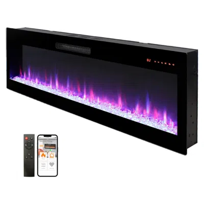 Streamdale Furniture Streamdale Smart 60" Wifi Electric Fireplace