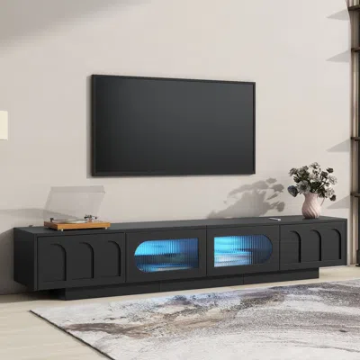 Streamdale Furniture Streamdale Smart Led Strip Light Control Colors And Effects Hands-free In Black