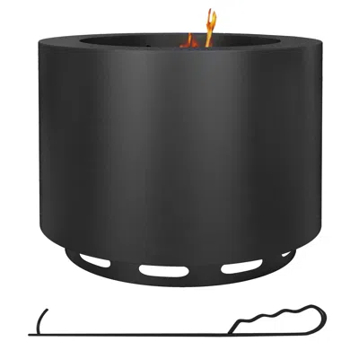 Streamdale Furniture Streamdale Smokeless Patio Fire Pit With Poker For Warm