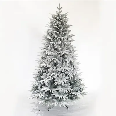 Streamdale Furniture Streamdale Snow Flocked Christmas Tree 7ft Artificial Hinged Pine Tree