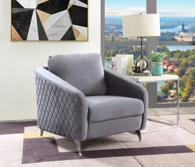 Streamdale Furniture Streamdale Sofa Chair For Home Or Office Use In Gray