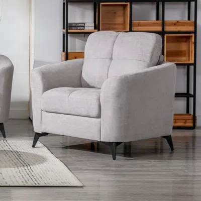 Streamdale Furniture Streamdale Sofa Chair For Home Or Office Use In Gray