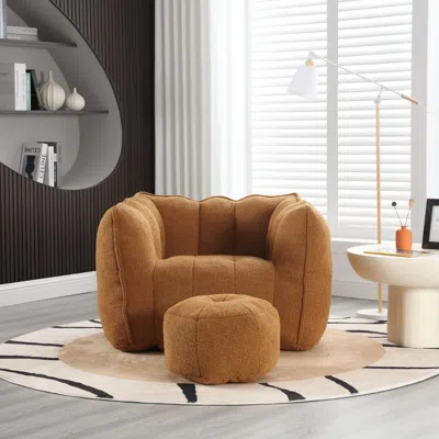 Streamdale Furniture Streamdale Soft Bean Bag Chair With High Resilient Foam(chips)for Living Room And Bedroom