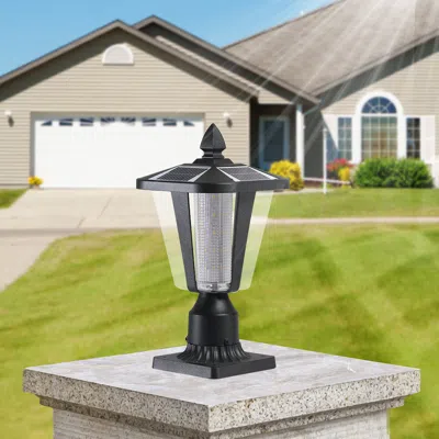 Streamdale Furniture Streamdale Solar Column Headlights With Dimmable Led