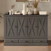 Streamdale Furniture Streamdale Solid Pine Murphy Bed Chest Cube Cabinet Bed With Charging Station And Large Storage Draw