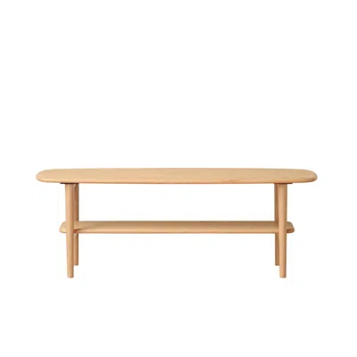 Streamdale Furniture Streamdale Solid Wood Coffee/desk Table - 120x40cm - Natural