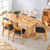 Streamdale Furniture Streamdale Solid Wood Dining Set Table & Chairs For Home & Office