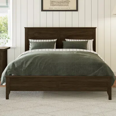 Streamdale Furniture Streamdale Solid Wood Full Platform Bed