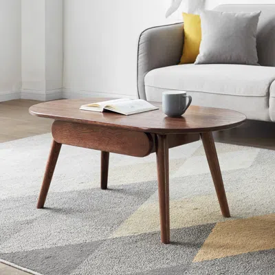 Streamdale Furniture Streamdale Solid Wood Tables For Home And Office Use In Brown