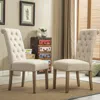 Streamdale Furniture Streamdale Solid Wood Tufted Parsons Dining Chair