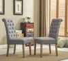 Streamdale Furniture Streamdale Solid Wood Tufted Parsons Dining Chair